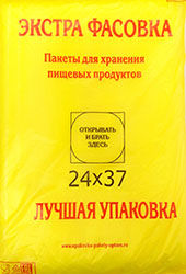 Полиэтиленовый пакет ПНД фасовочный 24х37х8 экстра 450/20 в Туле - купить оптом от производителя ПК Котово Полимер