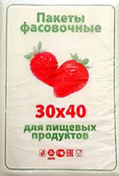 Полиэтиленовый пакет ПНД фасовочный 30х40х10 клубника в Туле - купить оптом от производителя ПК Котово Полимер