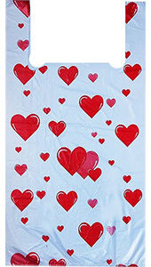 Полиэтиленовый пакет Cердечки 27+15х47х12.5  100/3500 в Туле - купить оптом от производителя ПК Котово Полимер